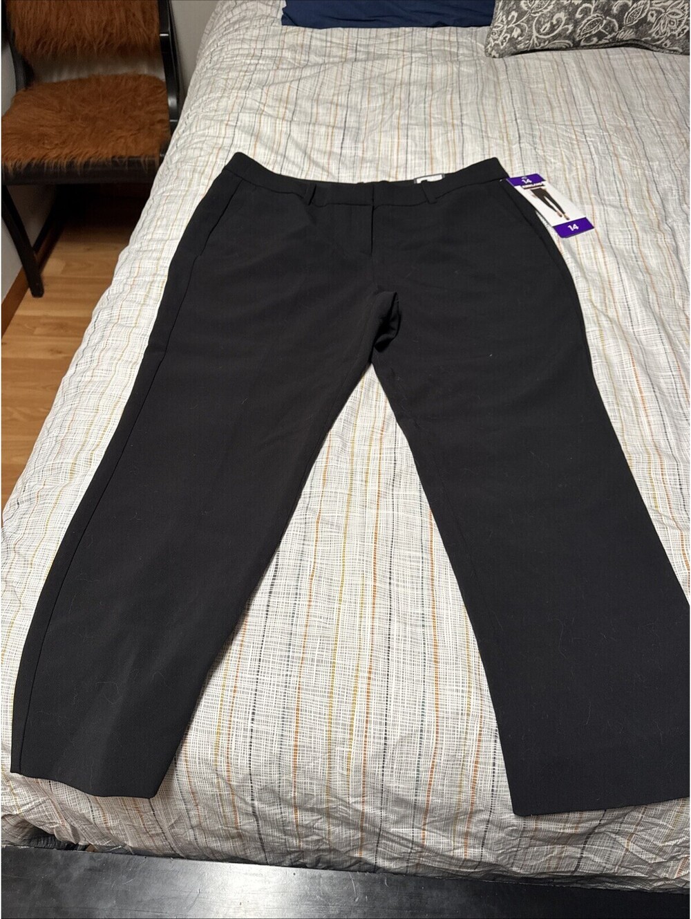 Kirkland Signature Ladies Ankle Pant Classic Fit & Comfort Stretch - NWT!! Sz 14